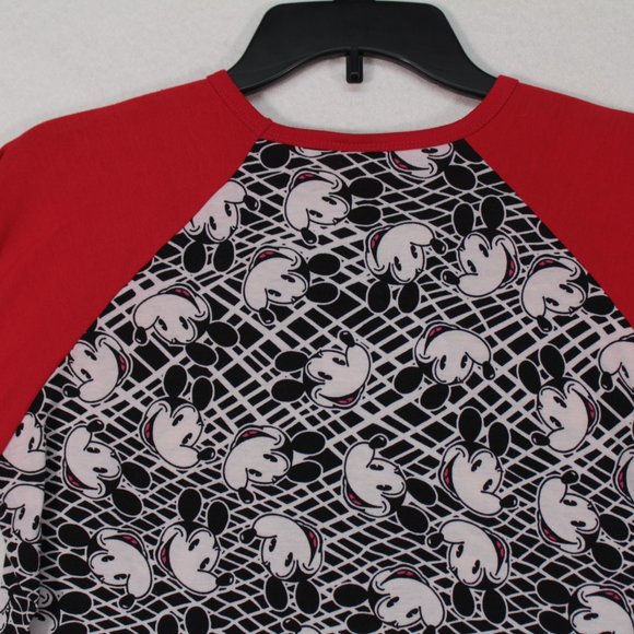 LuLaRoe Shirt Women's Small Mickey Mouse Multicolor Three Quarter Sleeve - Picture 10 of 10